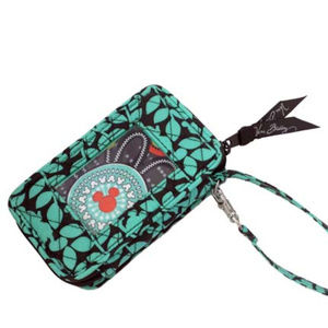 Disney Vera Bradley Mickey Petals Wristlet Wallet